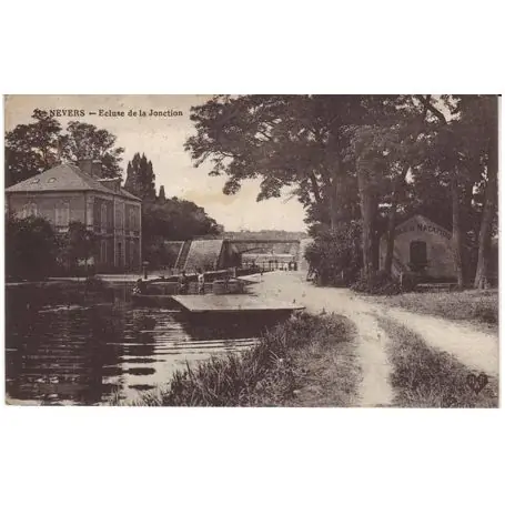 Marque Carte postale 58 - Nevers - Ecluse de la Jonction