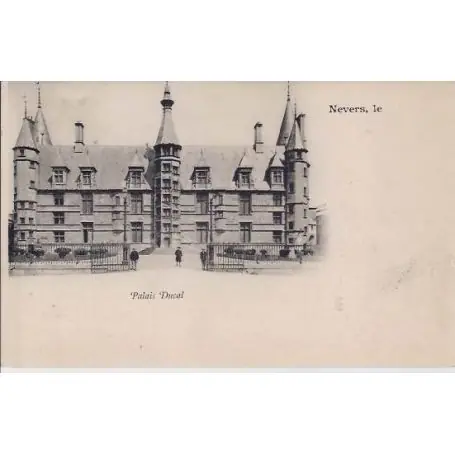 Bon Plan Carte postale 58 - Nevers - Palais Ducal - Dos non divise
