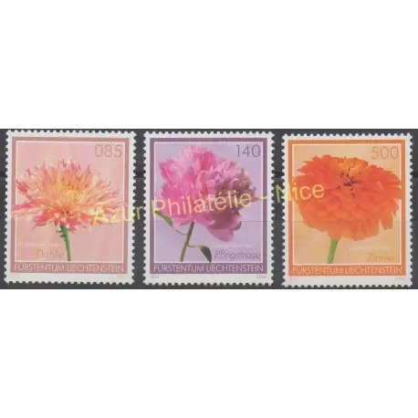 Liechtenstein - 2012 - No 1574/1576 - Fleurs Petit Prix