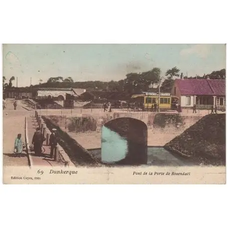 Acheter Direct Carte postale 59 - Dunkerque - Tramway sur le pont de la porte
