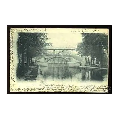 Carte postale 59 - Lille - Le pont Napoleon Prix Cassé