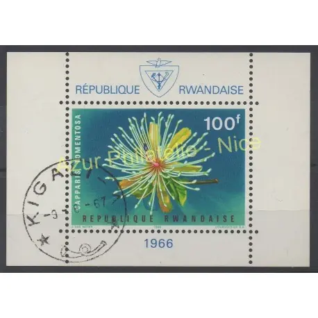 Offre Spéciale Rwanda - 1966 - No BF 6 - Fleurs - Oblitéré