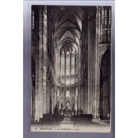 Meilleure Qualité Carte postale 60 - Beauvais - La Cathedrale - Voyage - Dos divise
