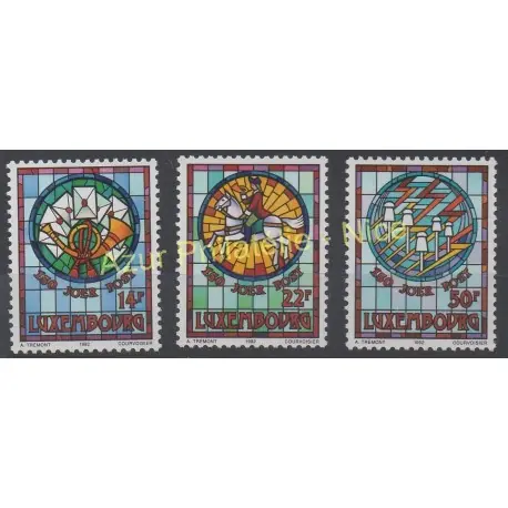 Luxembourg - 1992 - No 1252/1254 - Art Nouveauté