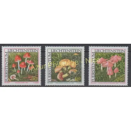 Liechtenstein - 2000 - No 1193/1195 - Champignons Meilleure Vente