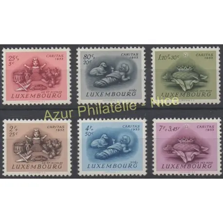 Luxembourg - 1955 - No 500/505 - Religion Exclusif