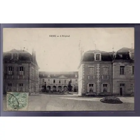 Acheter Direct Carte postale 60 - Sens - l' Hopital - Voyage - Dos divise