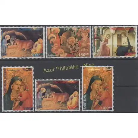 Nouveauté Timbres - Thème Noël - Palestine - 2000 - No 145/150