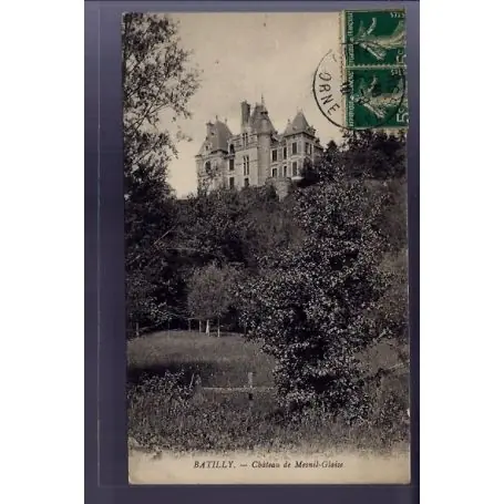 Livraison Gratuite Carte postale 61 - Batilly - Chateau de Mesnil-Glaise - Voyage - Dos divise