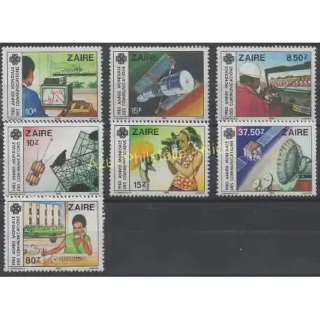 Zaïre - 1984 - No 1154/1160 - Sciences et techniques Promotion