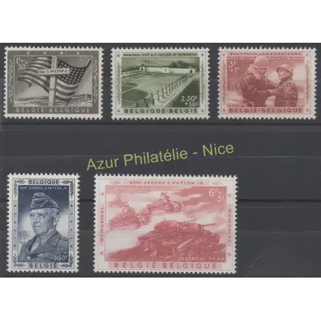 Belgique - 1957 - No 1032/1036 - Seconde Guerre mondiale Promotion