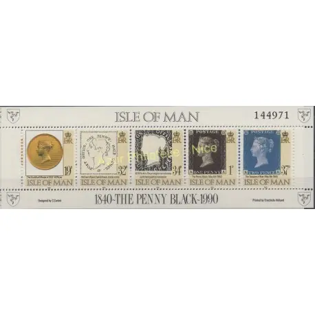 Man (Ile de) - 1990 - No BF 12 - Timbres sur timbres Meilleure Vente