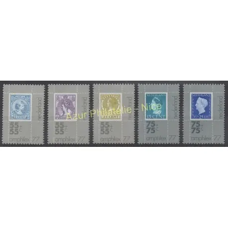 Pays-Bas - 1976 - No 1054/1058 - Timbres sur timbres Nouveauté