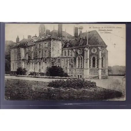 Tendance Carte postale 61 - Environs de Putanges - Menil-Jean - le chateau - Voyage - Dos divise