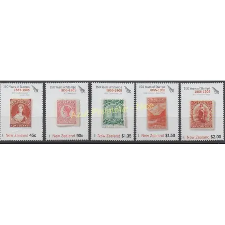 Prix Bas Nouvelle-Zélande - 2005 - No 2142/2146 - Timbres sur timbres
