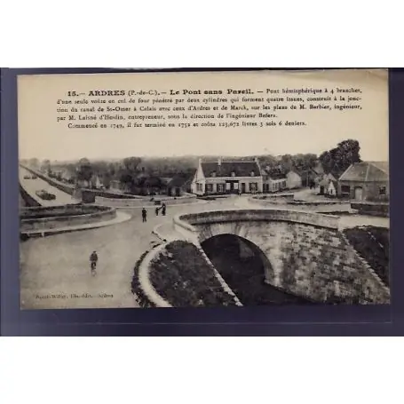 Affaire À Saisir Carte postale 62 - Ardres - Le pont sans pareil - Non voyage - Dos divise
