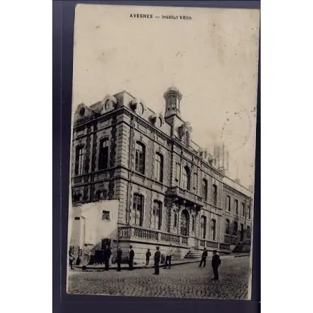 Offre Spéciale Carte postale 62 - Avesnes - Institut Villin - Voyage - Dos divise