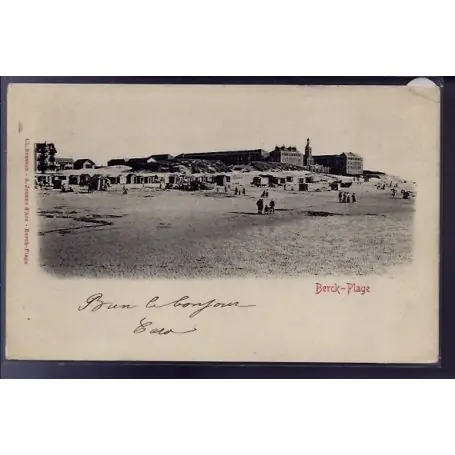 Carte postale 62 - Berck-Plage - la plage - Voyage - Dos non divise Authentique