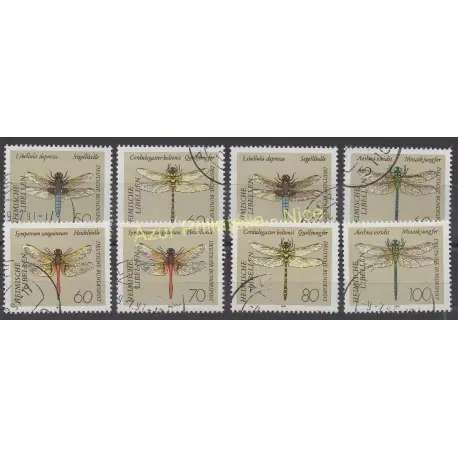 Commande En Gros Allemagne - 1991 - No 1373/1380 - Insectes - Oblitéré