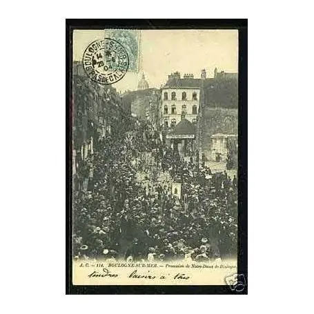 Prix Choc Carte postale 62 - Boulogne/mer -Procession de Notre Dame de Boulogne