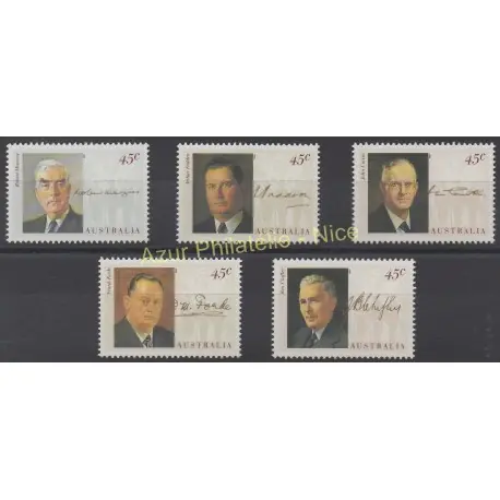 Australie - 1994 - No 1379/1383 - Célébrités Solde