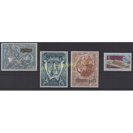 Timbres - Terres Australes et Antarctiques Françaises - Année complète - 1970 - No 33 et PA20/PA22 - Neuf avec charnière Satisfait Ou Remboursé