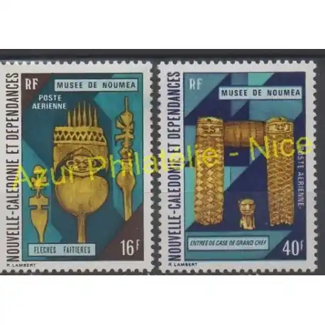 Vente Flash Nouvelle-Calédonie - Poste aérienne - 1973 - No PA142/PA143 - Art