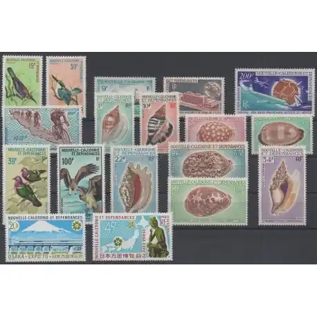 Nouvelle-Calédonie - Année complète - 1970 - No 364/371 et PA110/PA119 Expédié Aujourd’hui