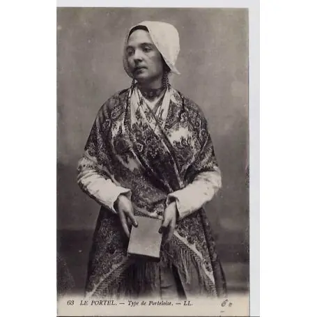 Expédition Rapide Carte postale 62 - Le portel - Type de Porteloise - Non voyage - Dos divise