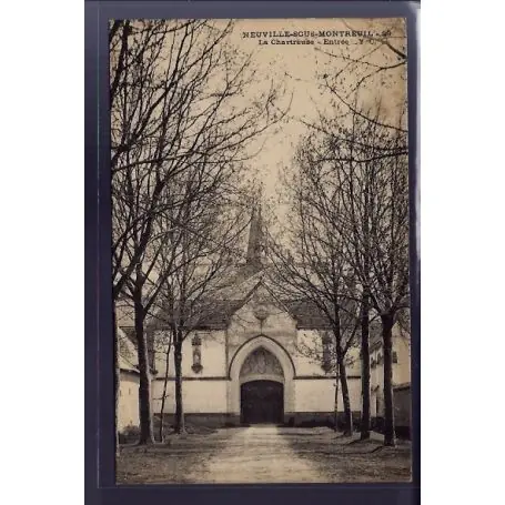 Top Vente Carte postale 62 - Neuville-sous-Montreuil - La Chartreuse - Entree - Non voyage - Dos divi