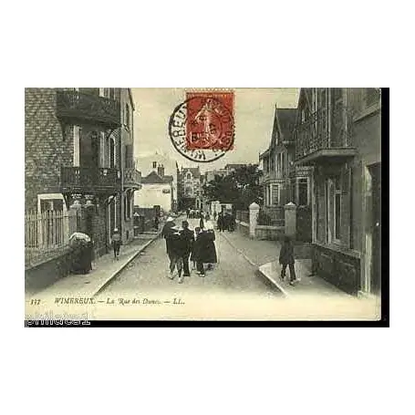 Original Carte postale 62 - Wimereux - La rue des dunes - Animee