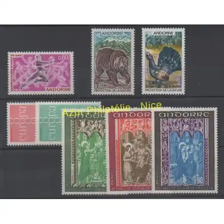Andorre - Année complète - 1971 - No 209/216 Commander Vite