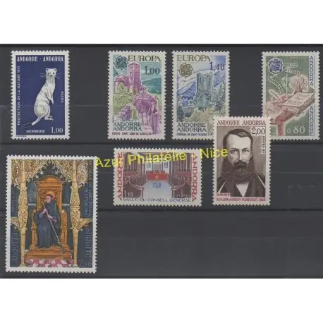 Prix Choc Andorre - Année complète - 1977 - No 260/266