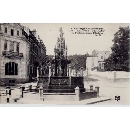 Dernier Modèle Carte postale 63 - Clermont Ferrand - Fontaine Jacques d'Amboise