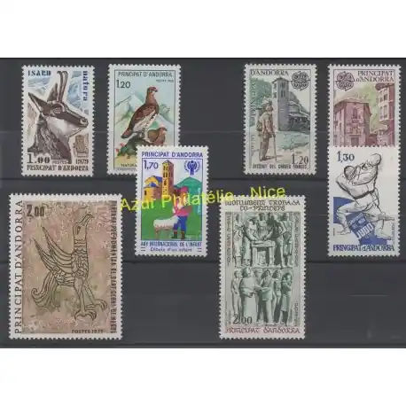 Livraison Gratuite Andorre - Année complète - 1979 - No 274/281
