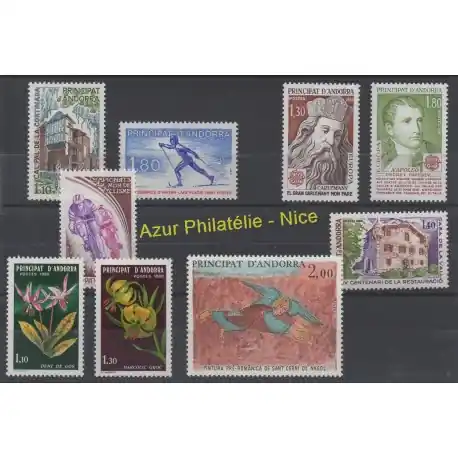 Must-Have Andorre - Année complète - 1980 - No 282/290