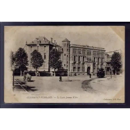 Carte postale 63 - Clermont-Ferrand - Le lycee Jeanne d' Arc - Non voyage - Dos non divise Prix Réduit