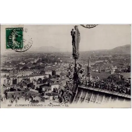 Usine Directe Carte postale 63 - Clermont-Ferrand - Vue generale - Voyage - Dos divise
