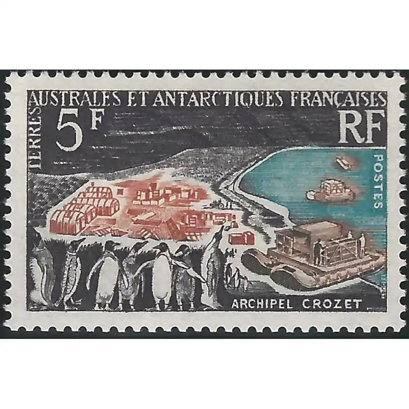 Archipel Crozet timbre T.A.A.F. N°20 neuf**. Prix Réduit