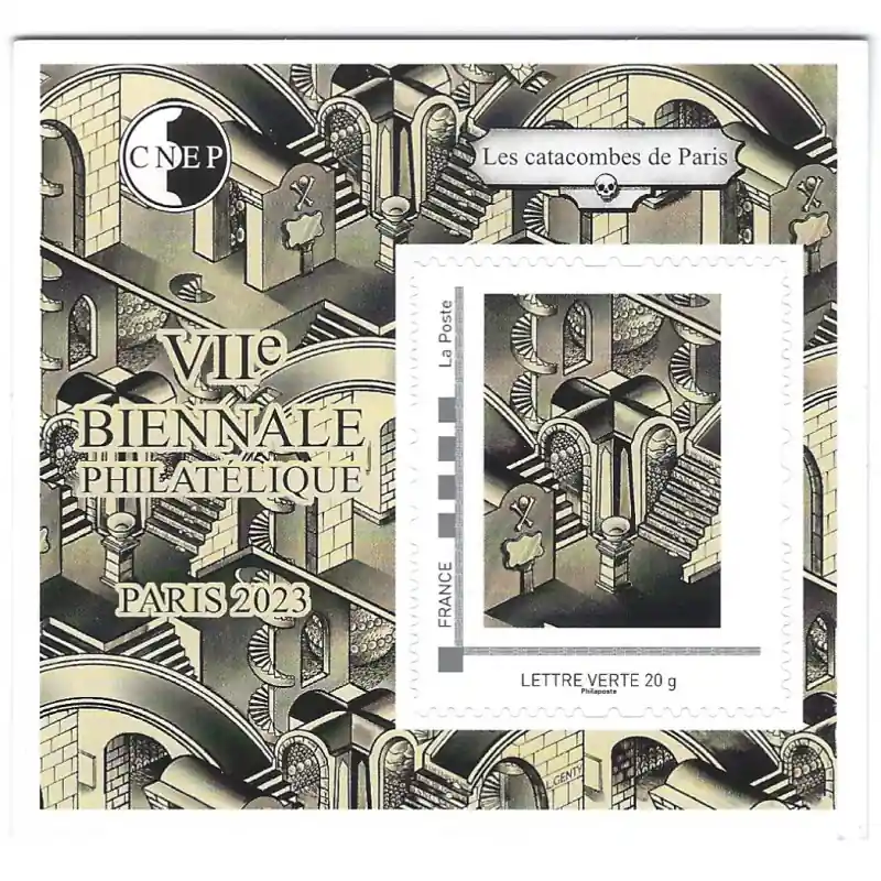 Bloc C.N.E.P. N°92 Catacombes 2023 autoadhésif. Bon Plan