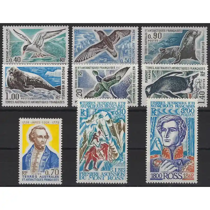 Acheter Direct Timbres de T.A.A.F. année complète 1976 neuf**.