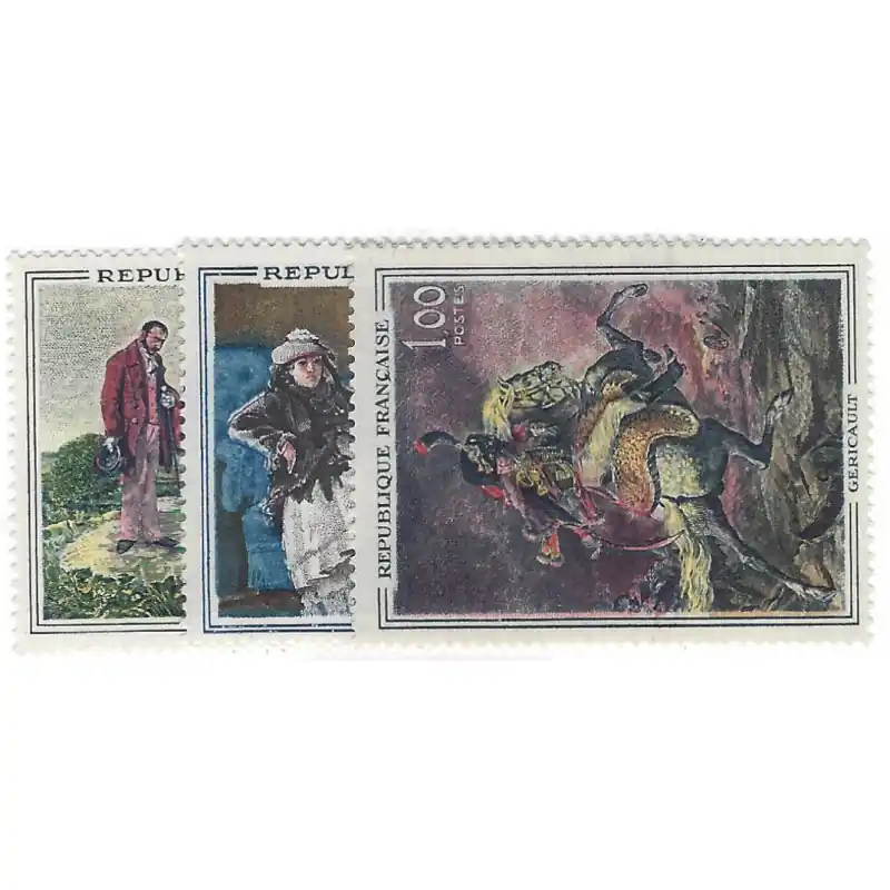Musée imaginaire timbres de France N°1363-1365 série neuf**. Petit Prix
