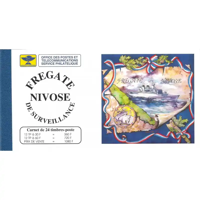 Vente Directe Nouvelle Calédonie carnet Frégate de surveillance Nivoise neuf**.