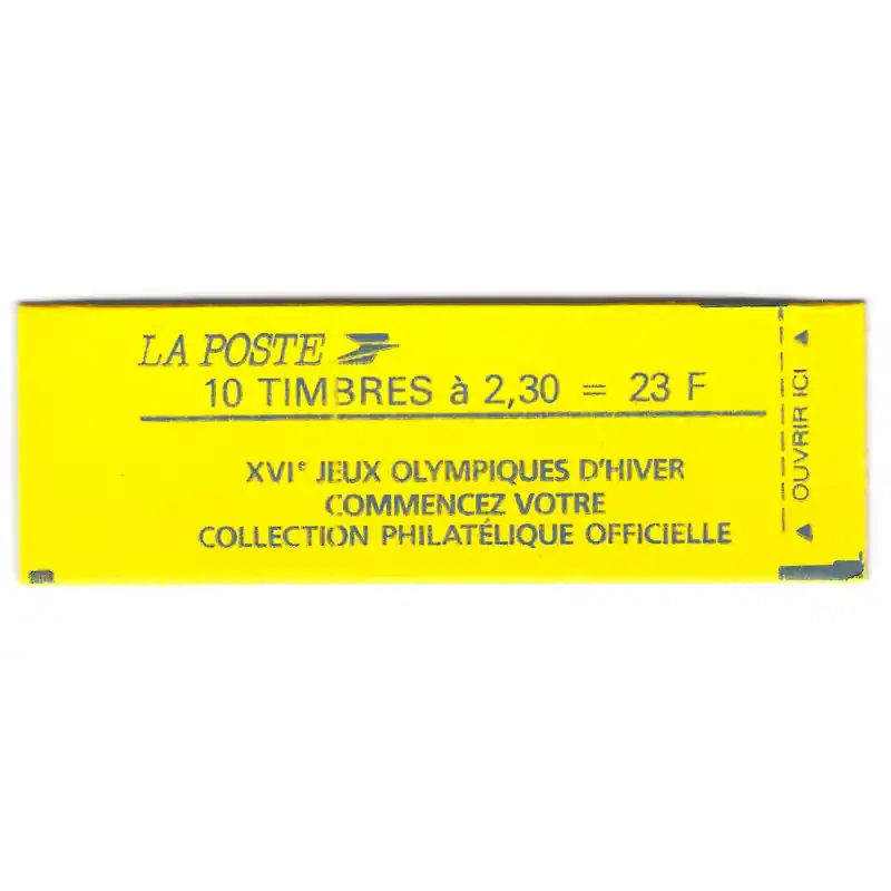 Carnet de 10 timbres type Marianne de Briat 2614-C7. Top Vente