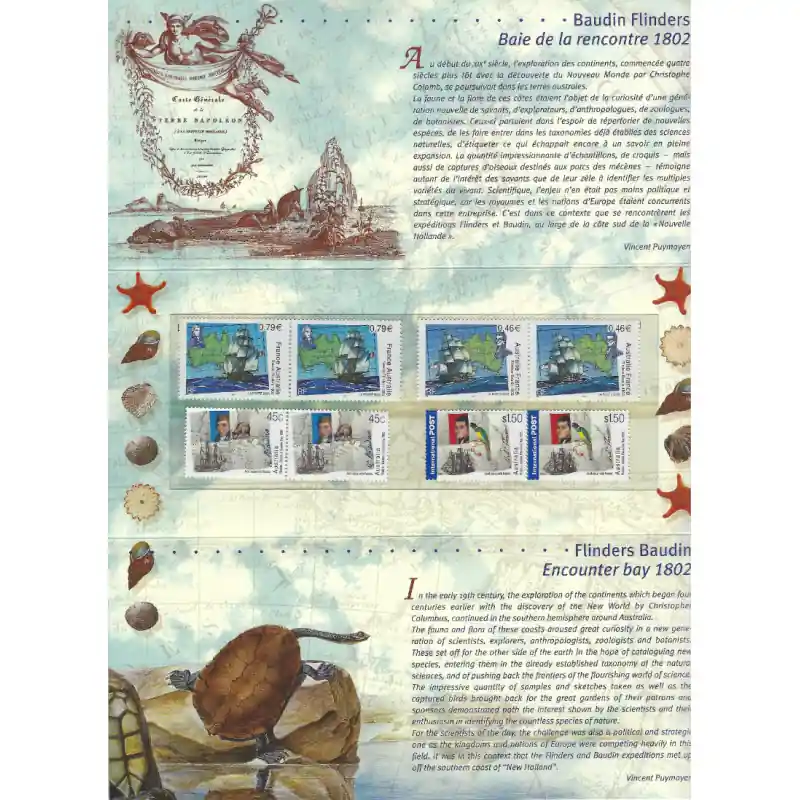 Pochette émission commune France - Australie 2002. Affaire À Saisir