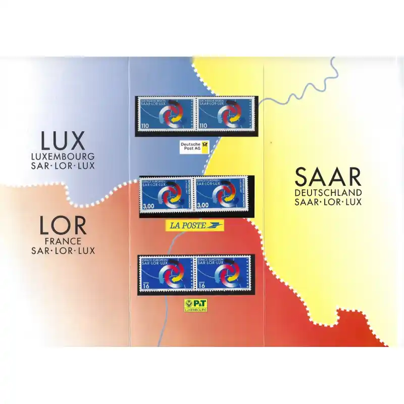 Pochette émission commune France - Allemagne - Luxembourg 1997. Promotion Saisonnière