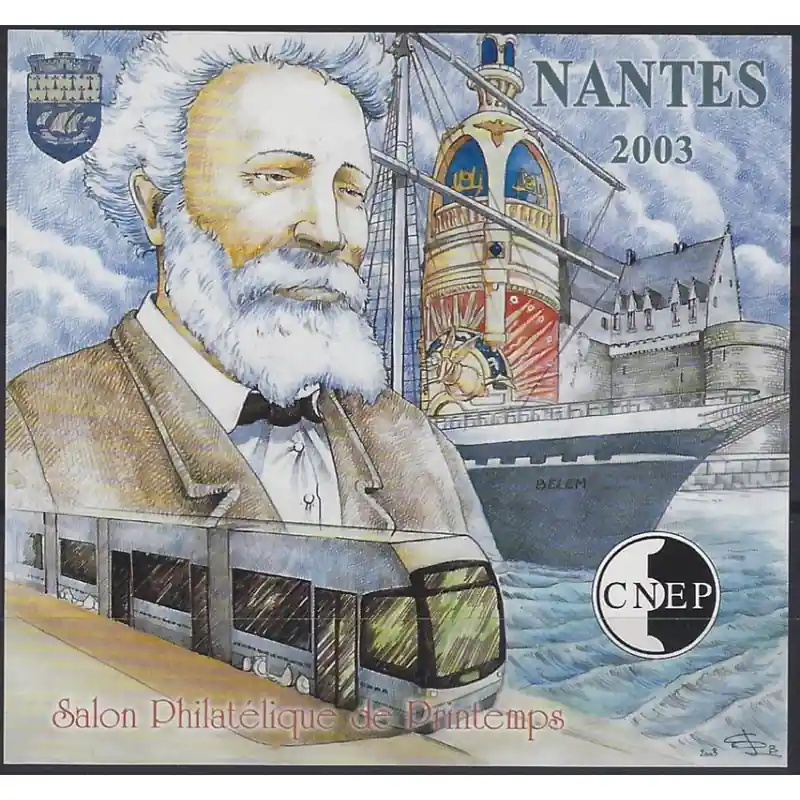 Bloc C.N.E.P. N°38a Nantes 2003 non dentelé neuf**. Acheter Direct