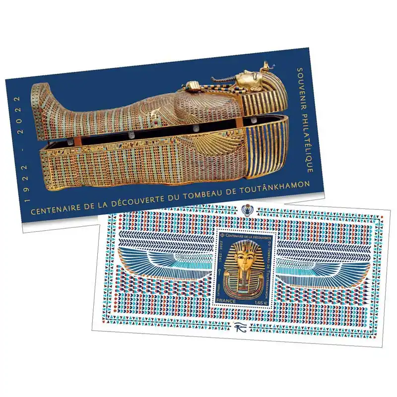 Bloc souvenir N°193 Tombeau de Toutankhamon neuf**. Livraison Mondiale