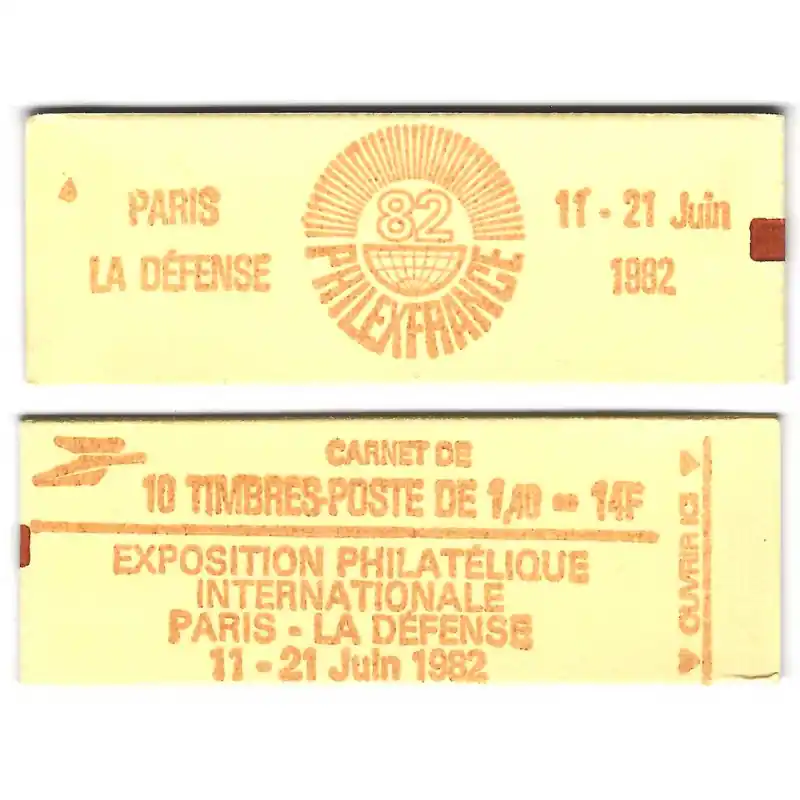 Carnet de 10 timbres Sabine - Philexfrance 82 neuf**. Satisfait Ou Remboursé