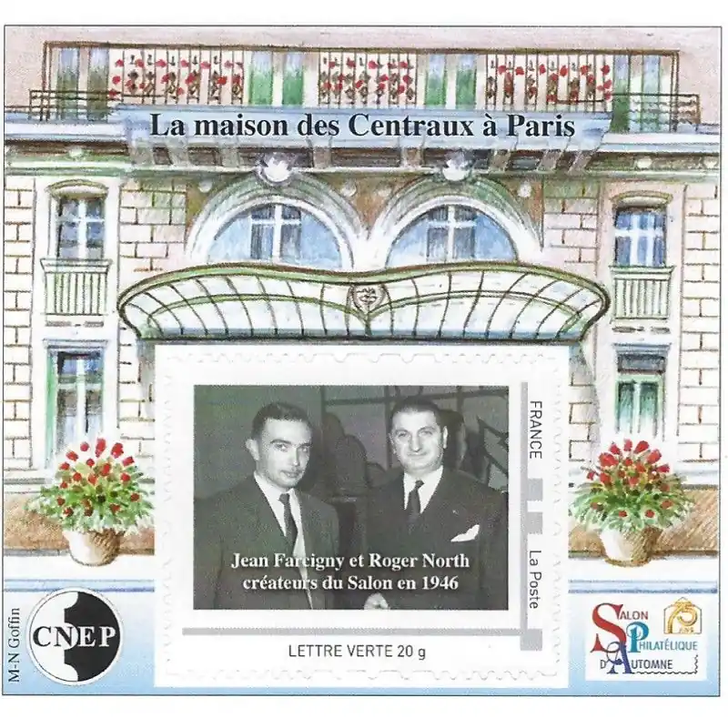 Livraison Gratuite Bloc C.N.E.P. N°88a La maison des Centraux à Paris 2021 non dentelé.